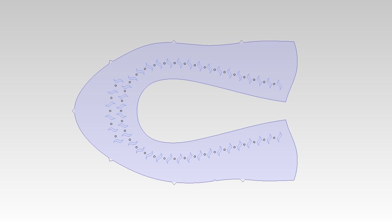 Moldemaking shoe pattern
